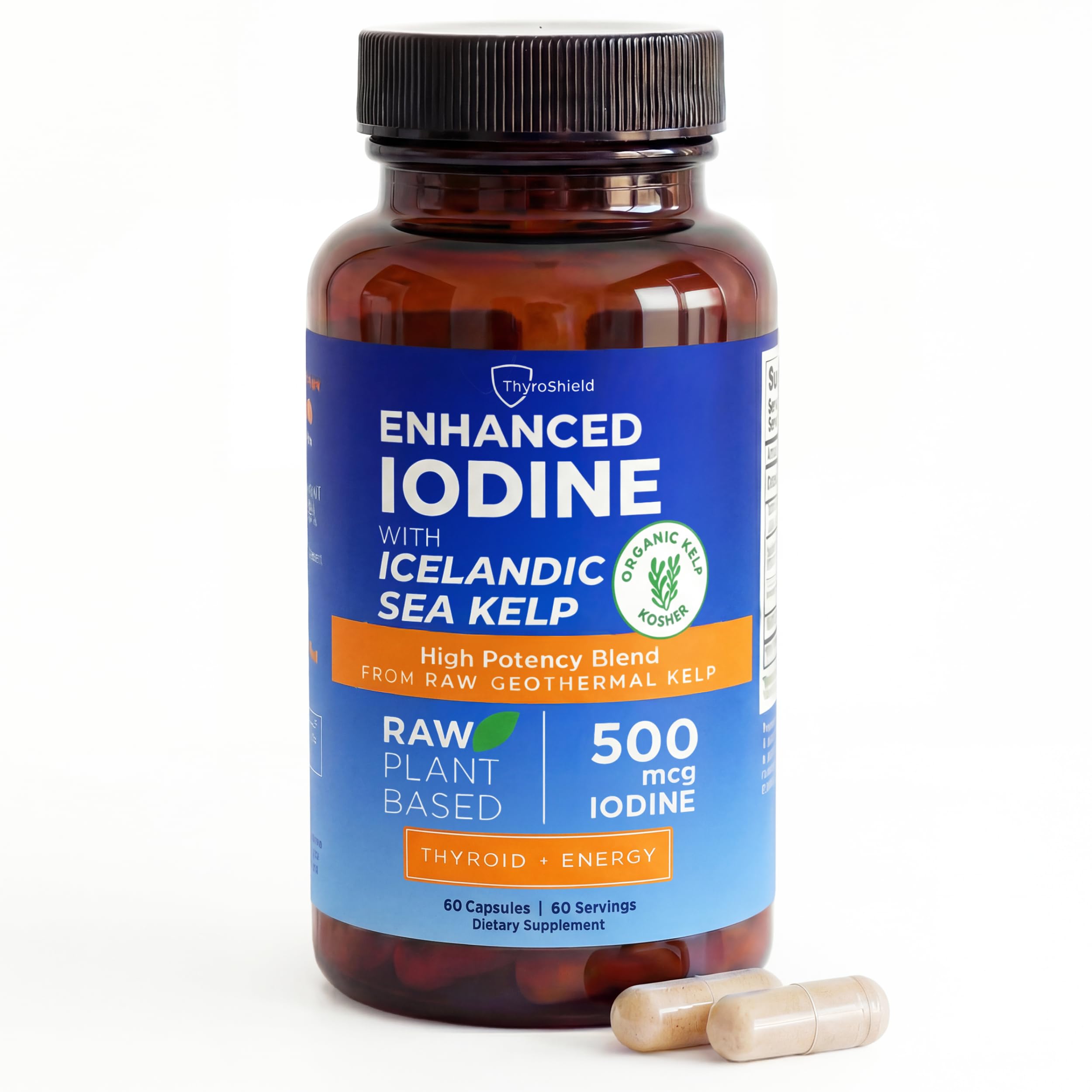 Amazon.com: ThyroShield Iodine Supplement – 500 mcg Pure, Raw Form